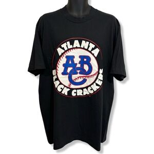 Vintage 90s Black Atlanta Black Crackers T-Shirt